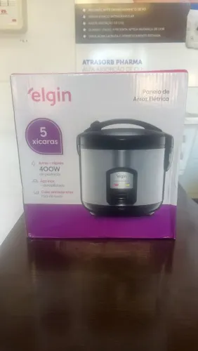 Panela de Arroz Elétrica Elgin 5 xícaras 1 litro 110v