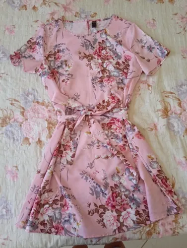 Vestido Rosa Estampado