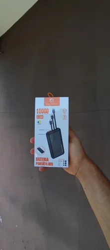 Power bank bateria portatil 10,000ham lítio caixa lacrada