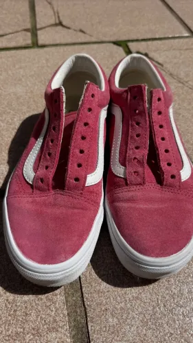Tênis vans old skool rosa tam. 35