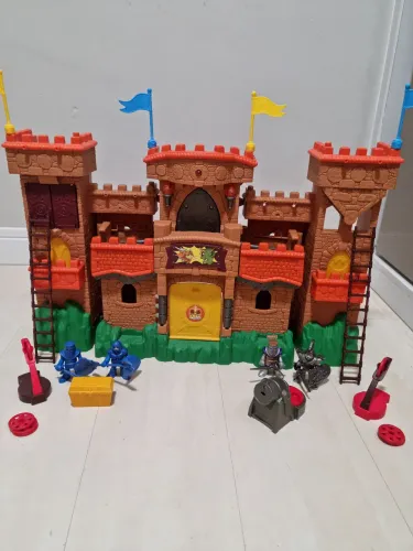 ?Castelo Medieval Imaginext Fisher-Price Com Bonecos E Acessórios