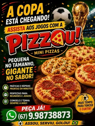 ? MINI PIZZAS CONGELADAS PIZZOU! ?