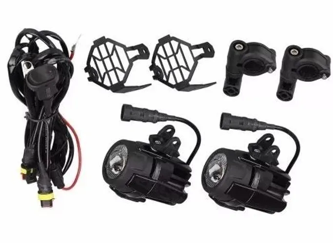 Par Farol Auxiliar De Led Modelo Original Bmw Completo
