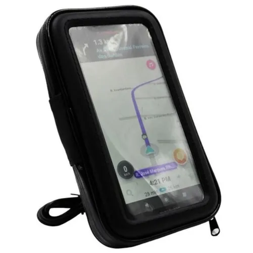 Suporte Celular Tomada 2a Moto Carregador Usb Case 6,5''