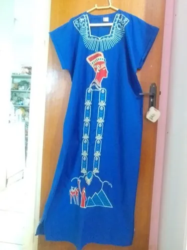 Vestido Árabe Abaia Azul