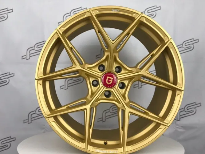 Rodas Gisa Stharlight Dourada 5x114 - 20x9,5 e 20x12,5 aro 20 duas talas