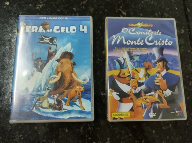 10 DVDs diversos por 80