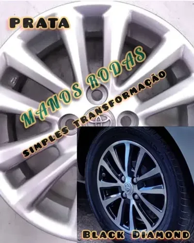 Recuperação e pintura de rodas