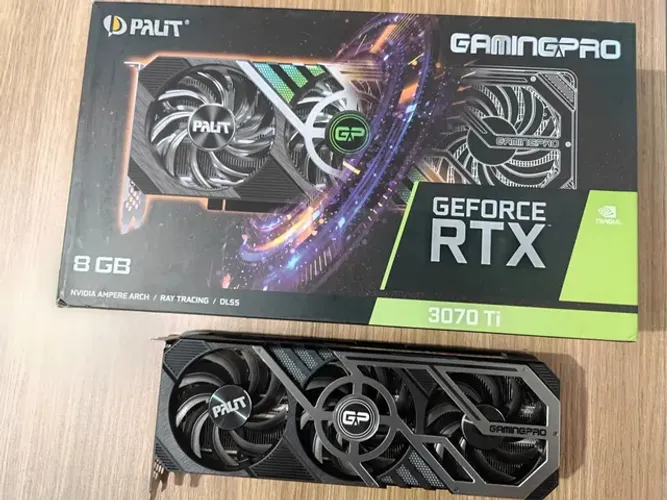 Placa de Vídeo GeForce RTX 3070 Ti Palit GamingPro - Cupom: NIVER8