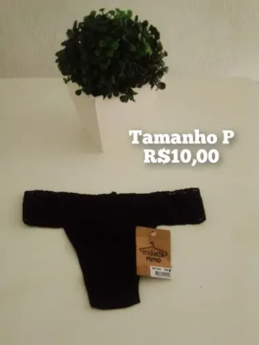 Calcinhas tamanho P vários modelos e opções escolhas é a sua e renove