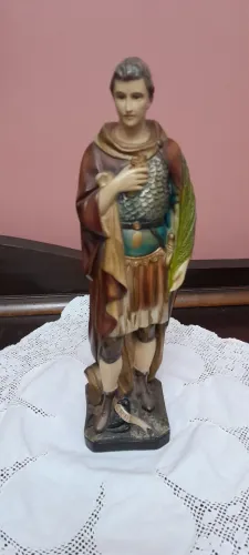 IMAGEM DE SANTO EXPEDITO EM GESSO 