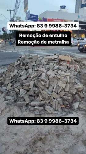 Remoção de entulho