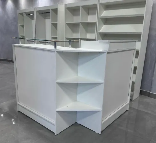 BALCÃO CAIXA NOVO RECEPÇÃO - MDF