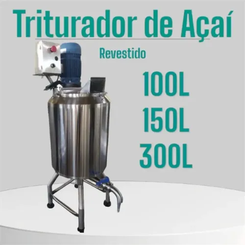Triturador de Açaí 100L com isolamento( Novo)