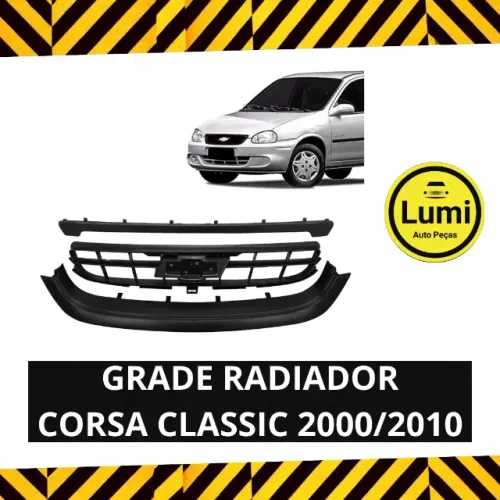 Grade Radiador Corsa Classic 2000/2010 - NOVO!!