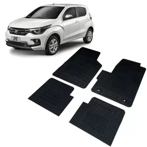 Tapete Fiat Mobi borracha