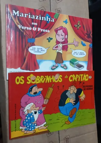 Lote livros de tirinhas HQ