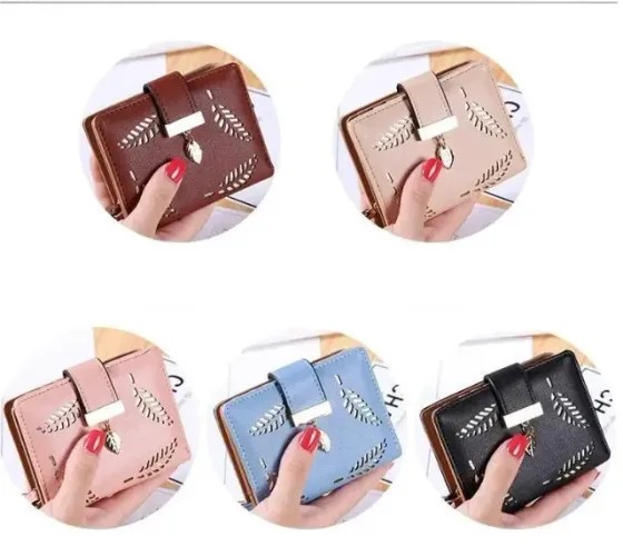 Carteiras feminina com porta-moedas, porta-cartão com grande capacidade design elegante