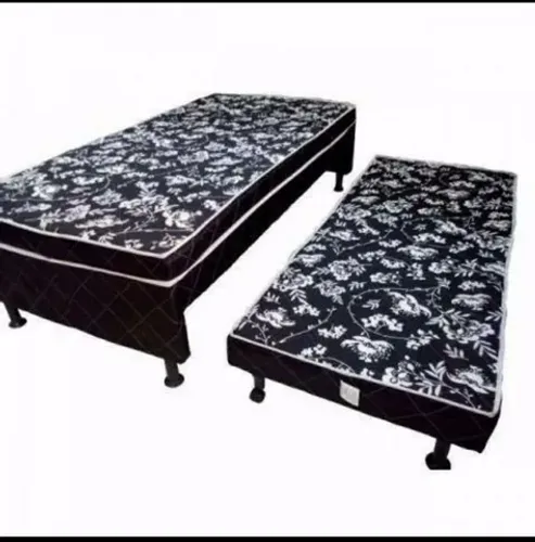 Cama box solteiro bicama de espuma