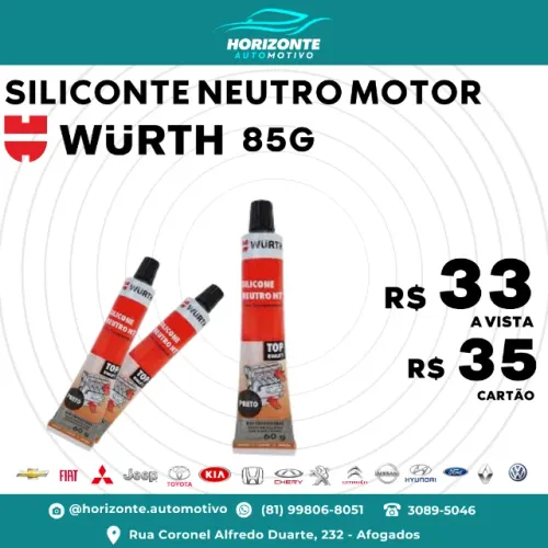 Silicone Motor Alta temperatura 85g wurth