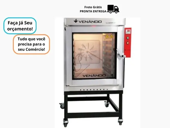Forno Turbo Venâncio 8 Esteiras Novo