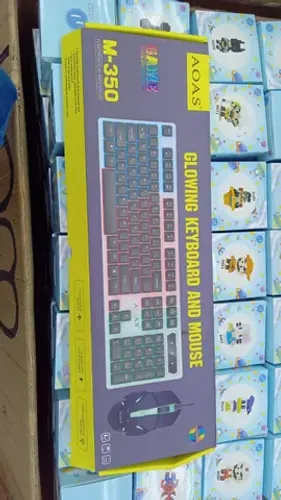 Kit Teclado e Mouse Luminoso $100