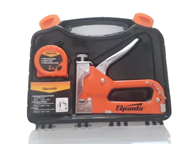 Grampeador Manual com Ajuste de Pressão + Caixa