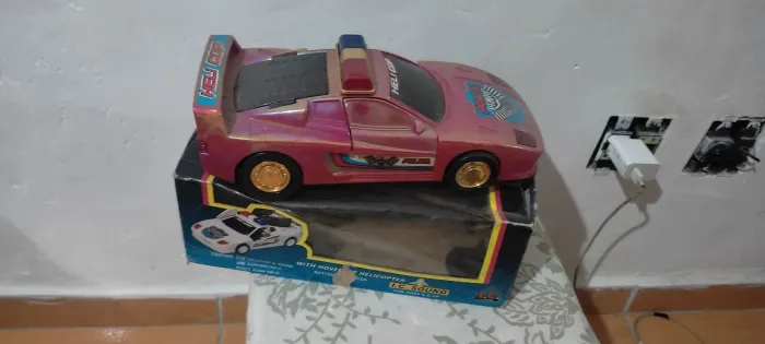 Carrinho Helipolicia Vintage com Som