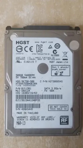 Hitachi HTS547550A9E384 (p/Técnicos Em Recuperação De Dados)