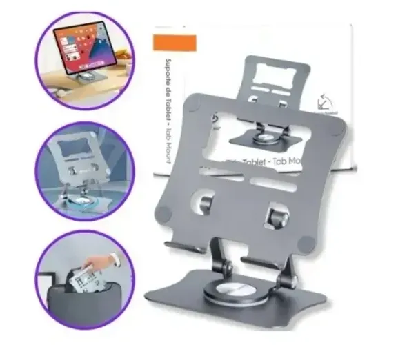 Suporte para Tablet de Mesa Liga Resistente Metal Universal