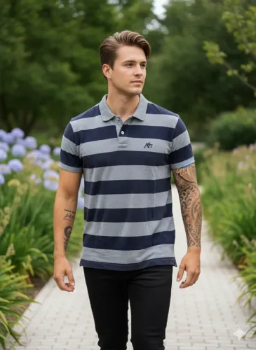 Camisa Polo Listrada Aeropostale - L/G