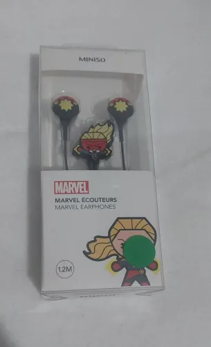 Fone de ouvido auricular Marvel Novo