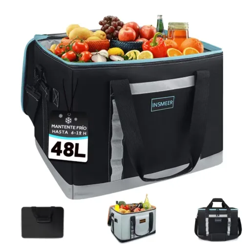 Bolsa Térmica Grande 48 Litros - Ideal para Viagens e Piqueniques!