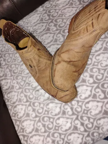 Bota Texana solado branco