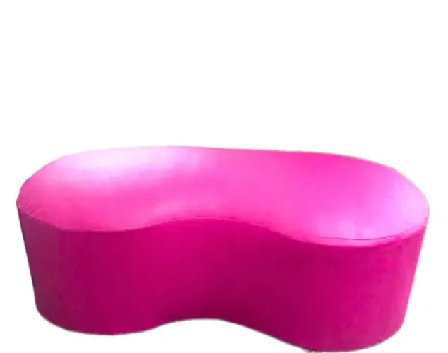 Puff Feijão cor de Rosa