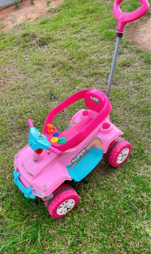 Quadriciclo / carrinho Infantil Super Quad - Rosa