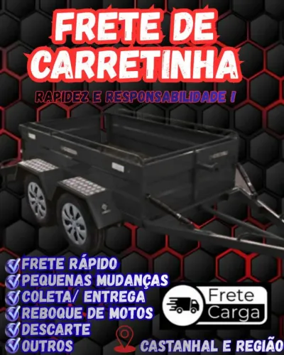 Frete e mudanças pequenas Castanhal e região 