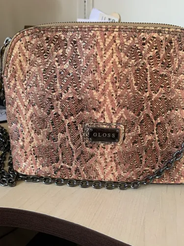 Bolsa couro  Croco da Gloss