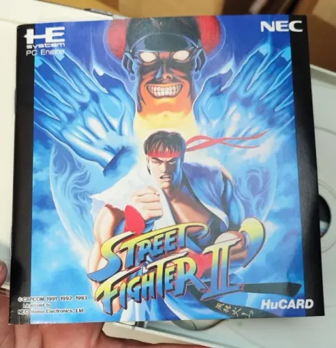 STREET FIGHTER 2 CHAMPION EDITION PARA PC ENGINE CIB - ÓTIMO ESTADO