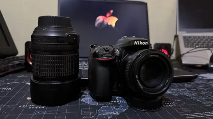 Kit Profissional Nikon D7100 + lente 50mm + lente 18-105 Pronto pra Foto/Video