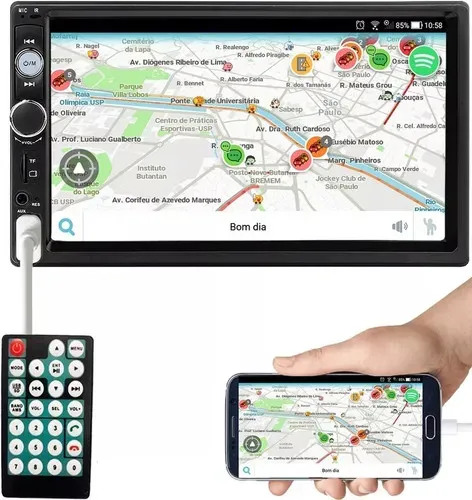 Multimídia Completa - Bluetooth entrada para  Câmera Entregamos 