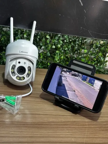 Câmera de Segurança Externa IP Wi-fi LEBOSS LB-CA244
