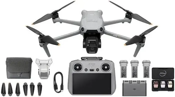 Dji Air 3S combo fly more (Tela) Novo