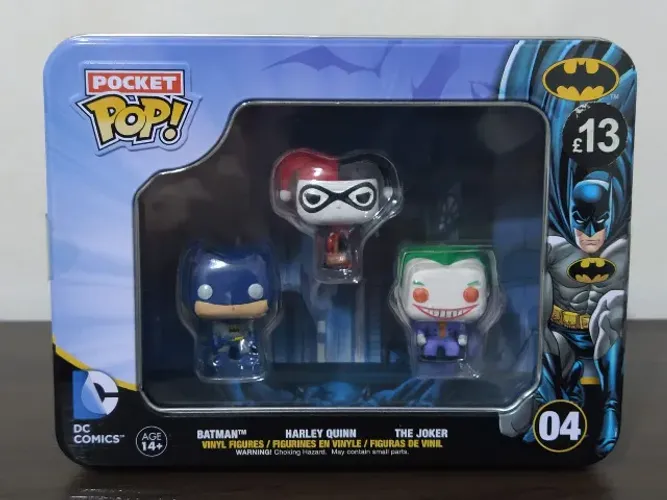Funko Pocket Pop! Batman / Harley Quinn / Joker Dc Comics Mini (3-pack)