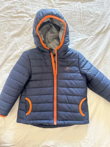 Jaqueta infantil puffer com capuz tamanho 3