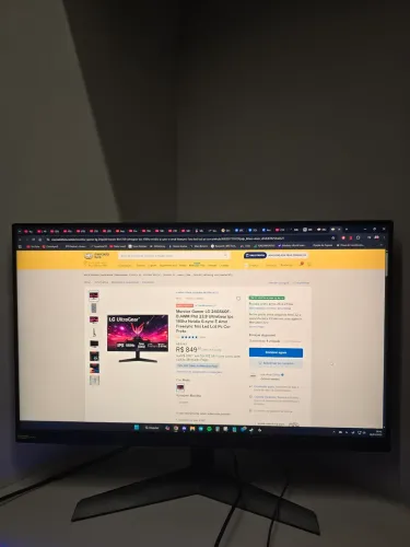 Lg monitor gamer 24" 180Hz