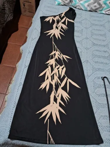 Vestido estampado .
