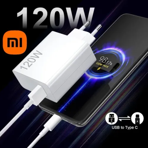 Carregador Xiaomi Turbo Original 120w - Mi turbo Charger