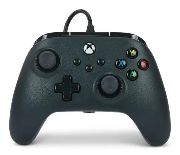 Controle com fio - Power A - para XBOX Série X/S, PC -Preto, Original, Novo, Lacrado