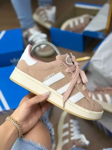Tênis Adidas Campus ROSE/BRANCO